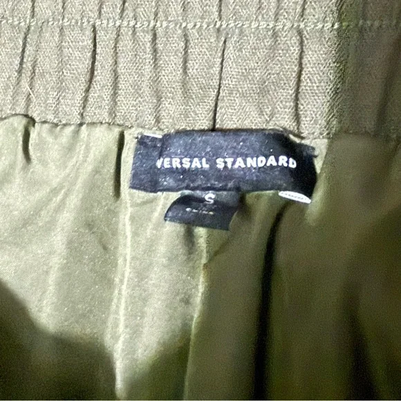 Universal Standard Olive Coastal Linen Pants, Small - Picture 4 of 8